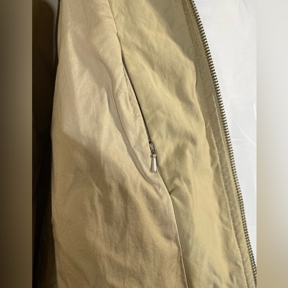 Armani Exchange Vintage Mens Jacket Long Sleeve Tan Full Zip Size Medium - Picture 8 of 9